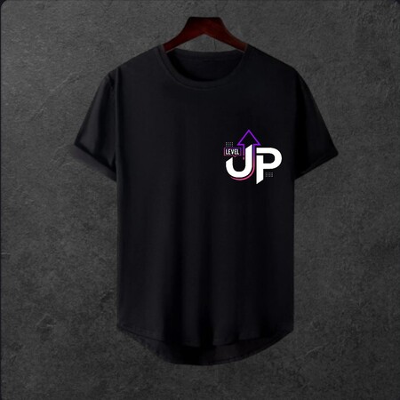 Oversize Modern Boy Pamuklu EtekKısmıOval T-shirt08